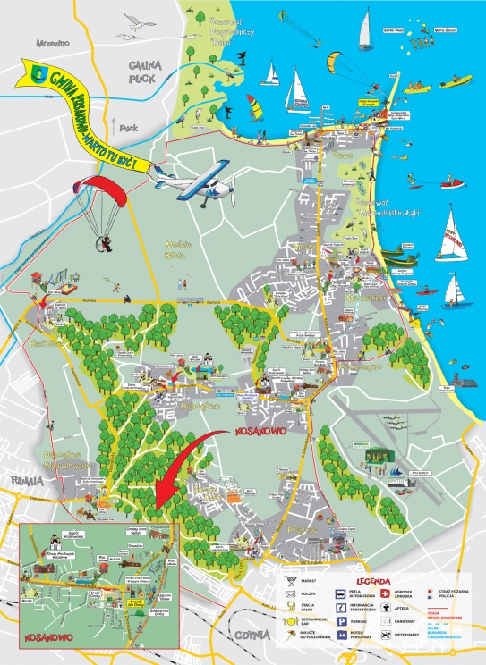 mapa kosakowa